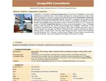 Tablet Screenshot of designproindia.com